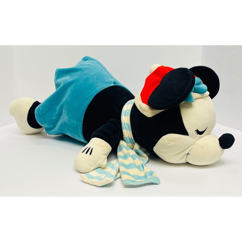Disney 100 Retro Reimagined Minnie Mouse Cuddleez Large 24" Holiday Plush